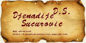 Đenadije Šućurović vizit kartica